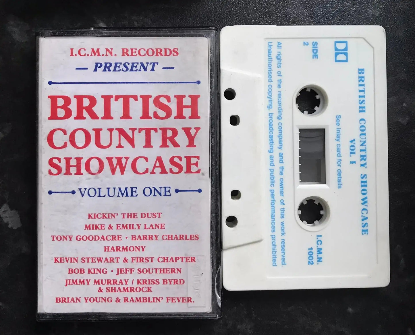 British Country Showcase Album, Volume One, I.C.M.N.1002, Vintage Cassette Magretro