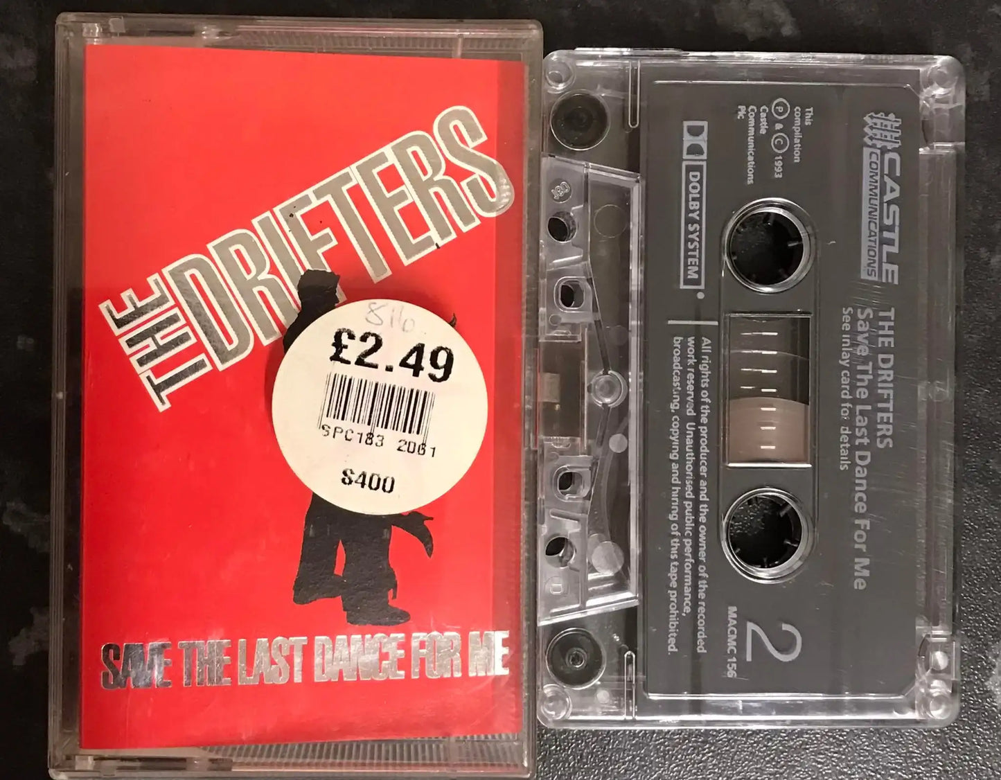 The Drifters, Save The Last Dance For Me, Castle Communications,MAC MC 156 Magretro