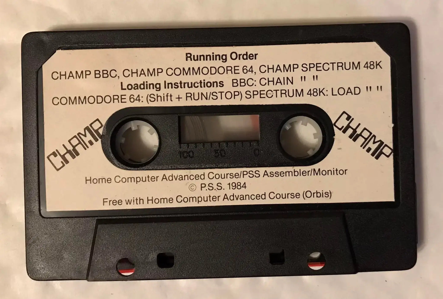 CHAMP, Assembler For ZX Spectrum Computer, BBC Computer and Commodore 64 Magretro