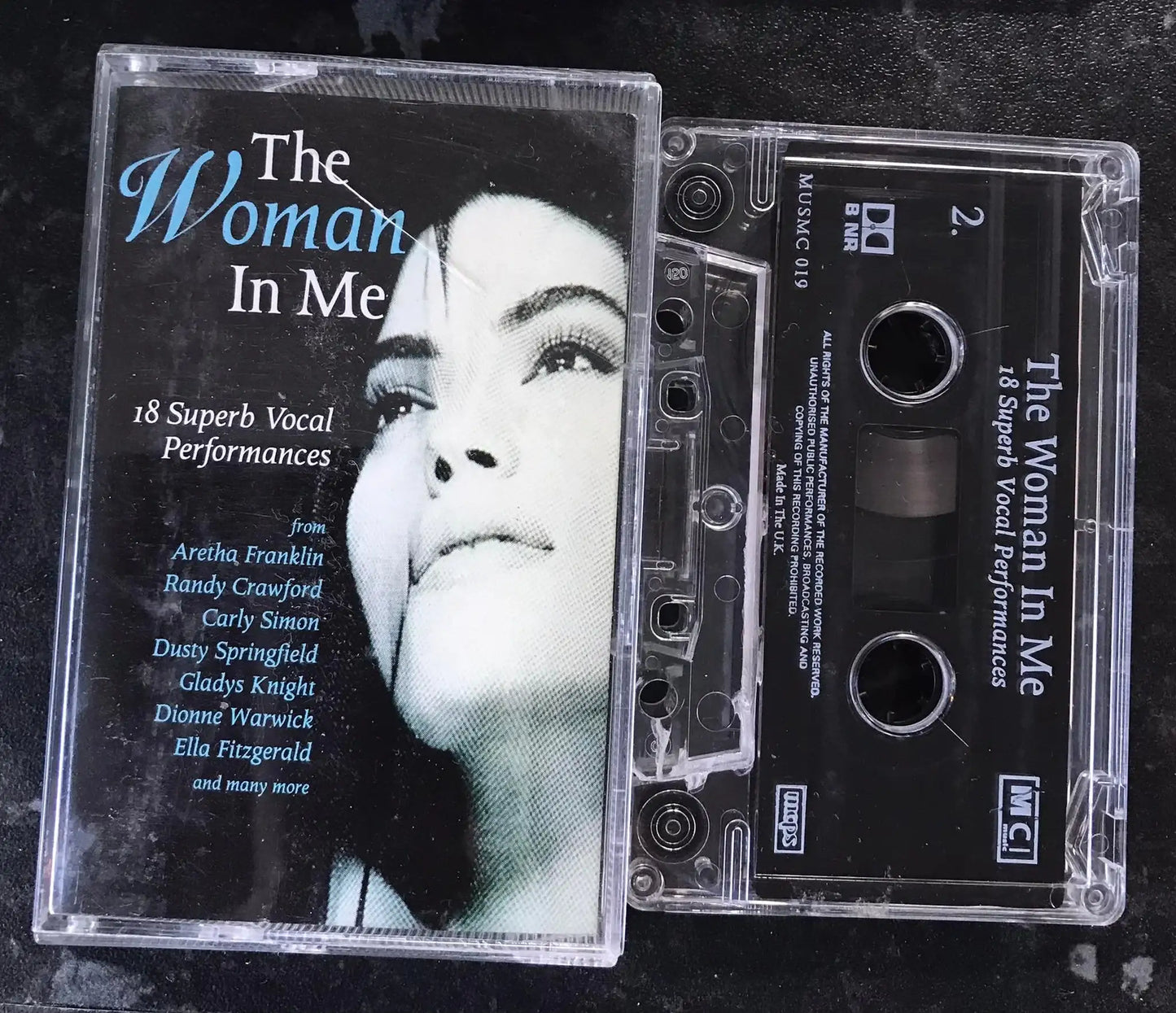 The Woman In me Album, MCI Music, MUSMC 019, Vintage Cassette Magretro