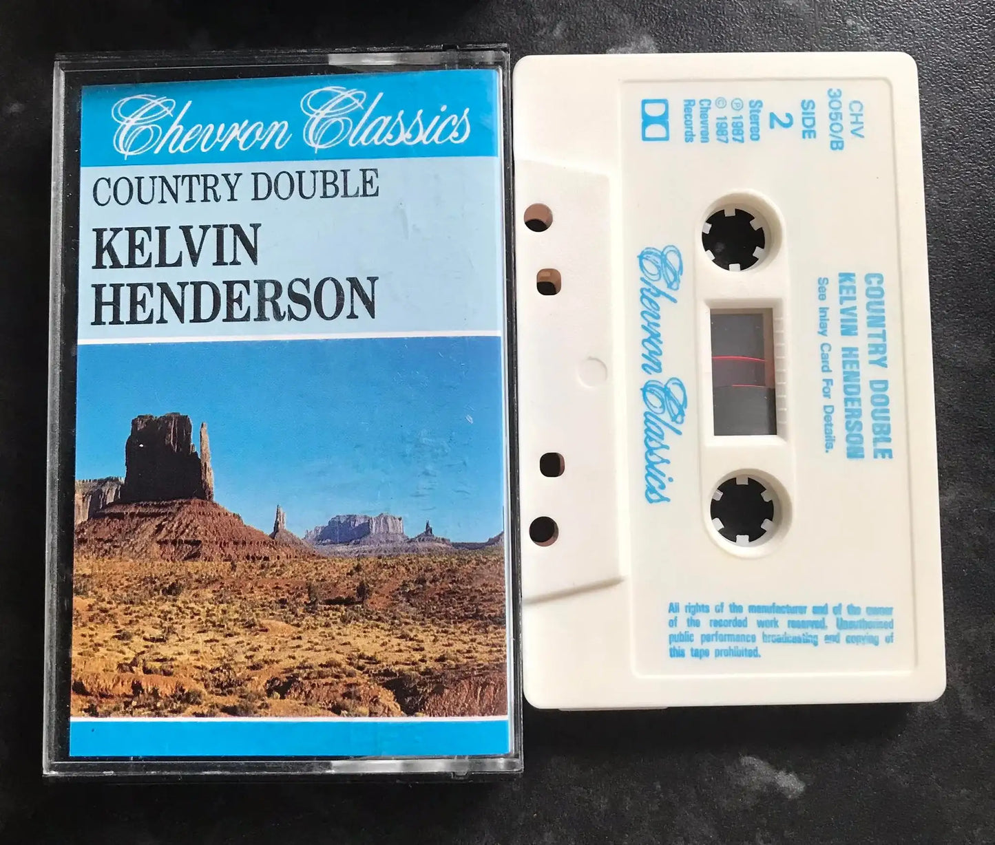 Kelvin Henderson, Country Double, Chevron, CHV 3050, Tape B, Vintage Cassette Magretro