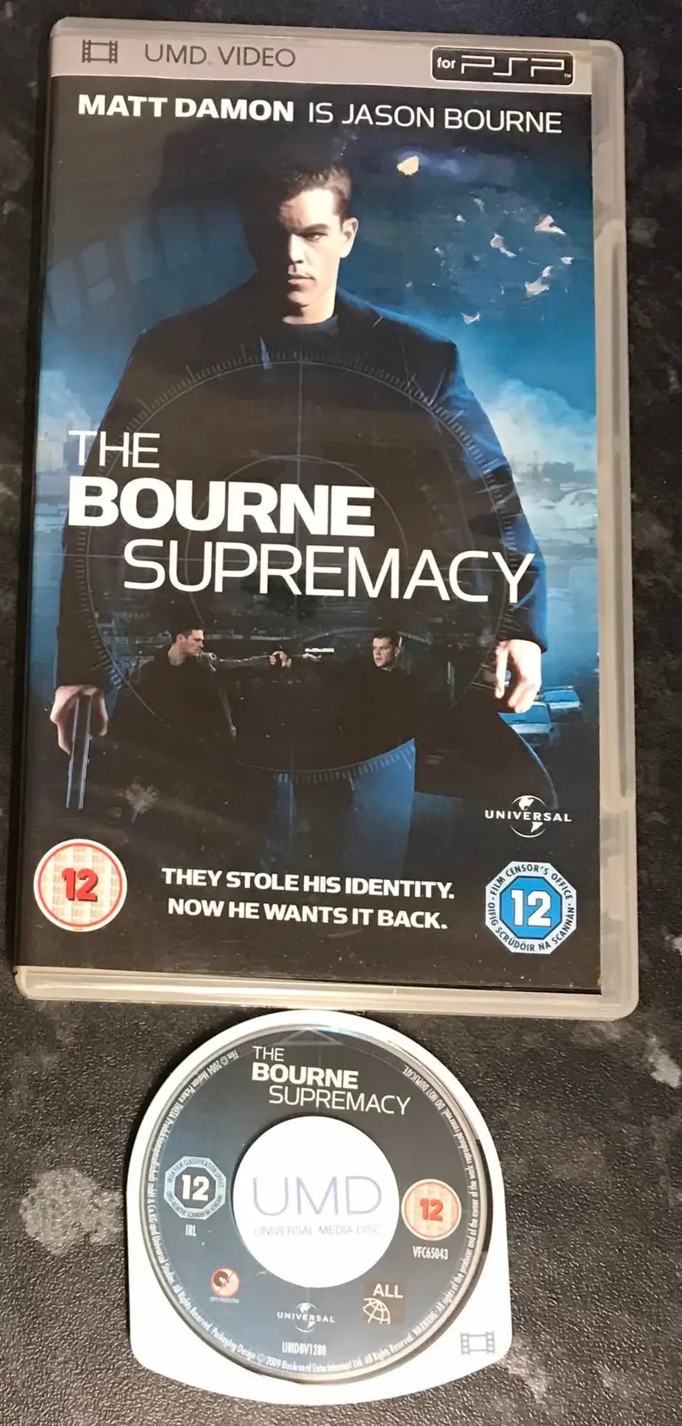 the bourne supremacy, PSP Video Boxed Magretro