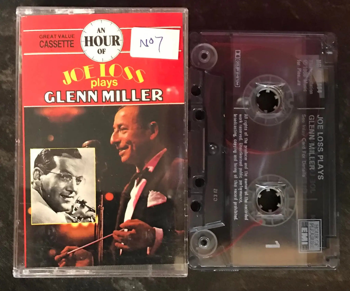 An Hour Of Joe Loss Plays Glenn Miller, HR 41 8116 4, EMI, Vintage Cassette Magretro