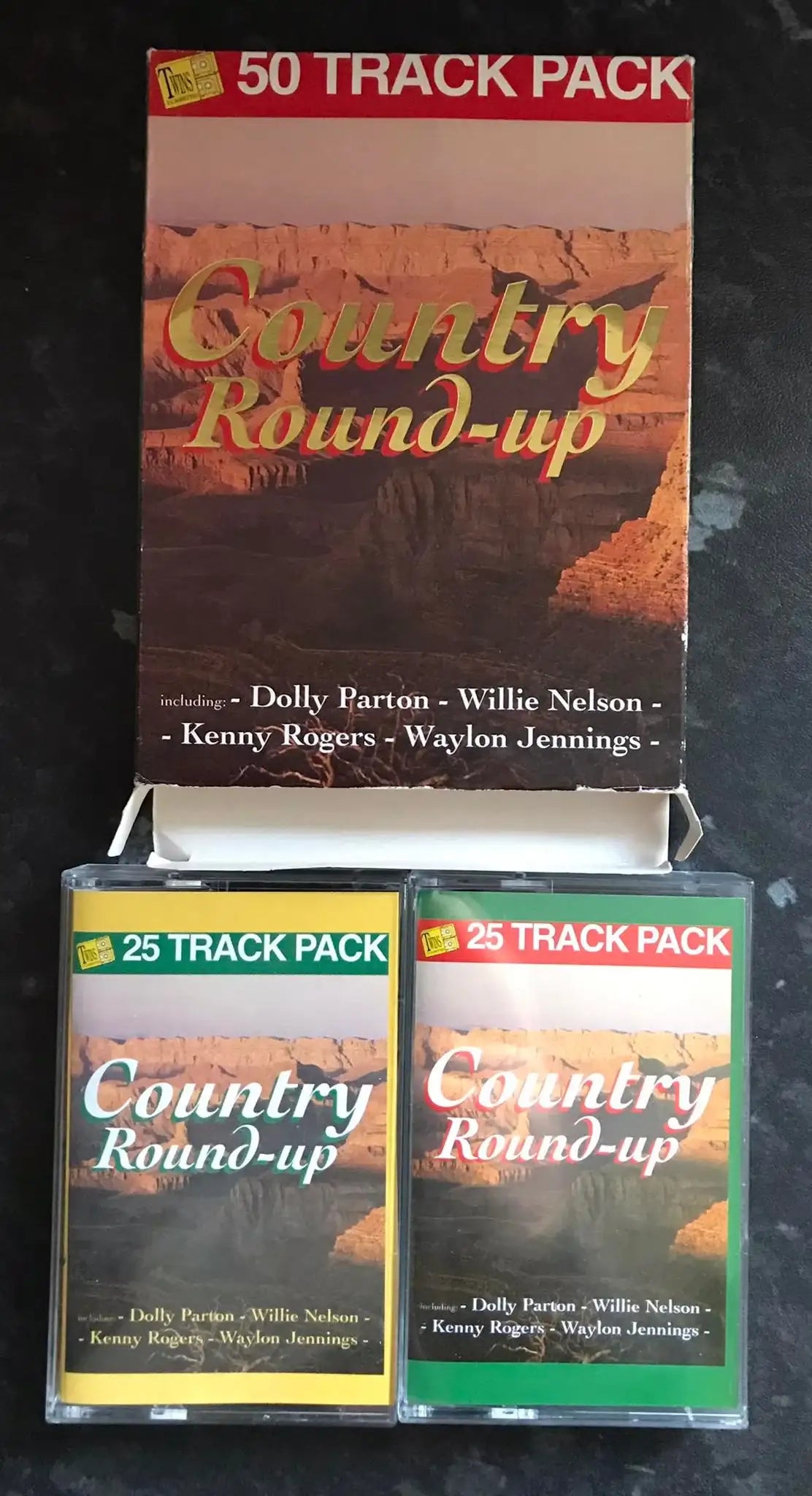 Country Round-Up Double Cassette Album, Tring International, TTMC013 Magretro