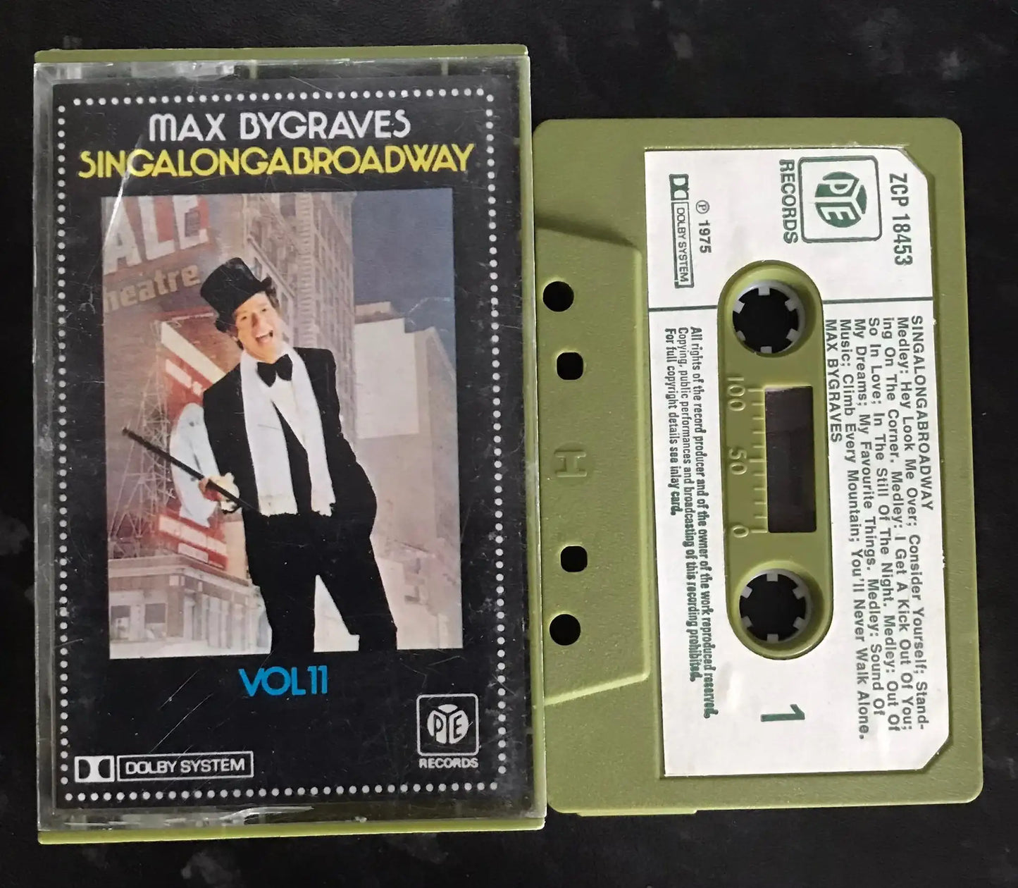 Max Bygraves, Singalongabroadway Vol II Album, ZCP 18453, PYE Magretro
