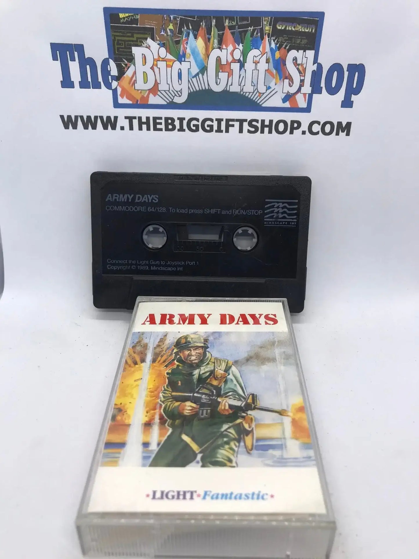 Army Days, C64, Released by Marex, Light Gun Compatible Magretro