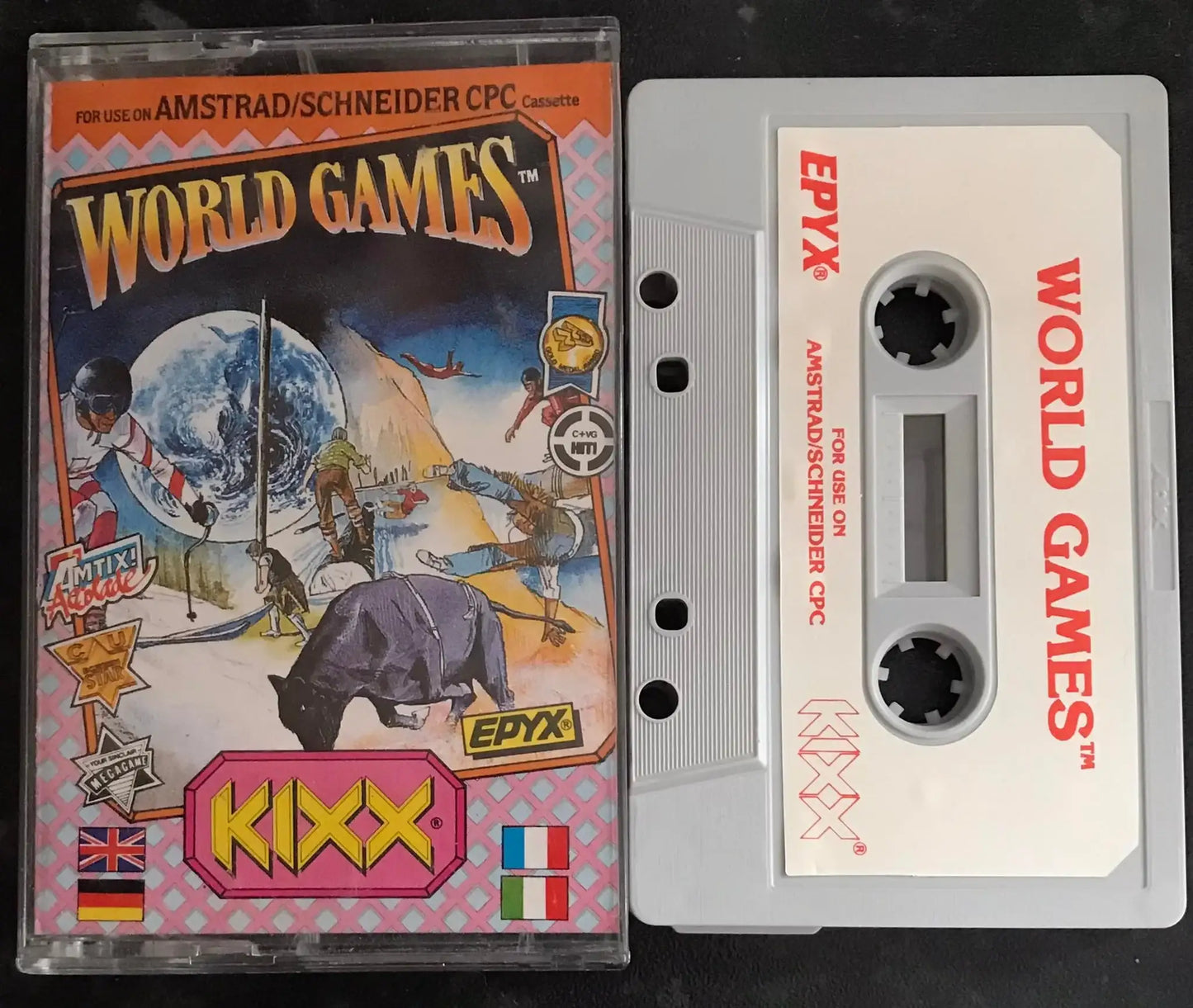 World Games, Kixx, Amstrad 464 Game Magretro