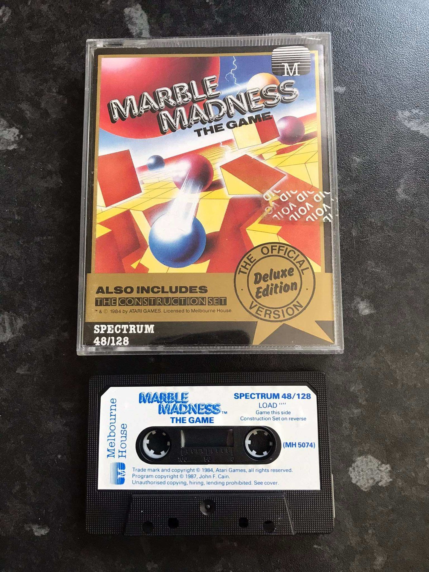 Marble Madness Deluxe Edition, ZX Spectrum by Melbourne House, WORKING Magretro
