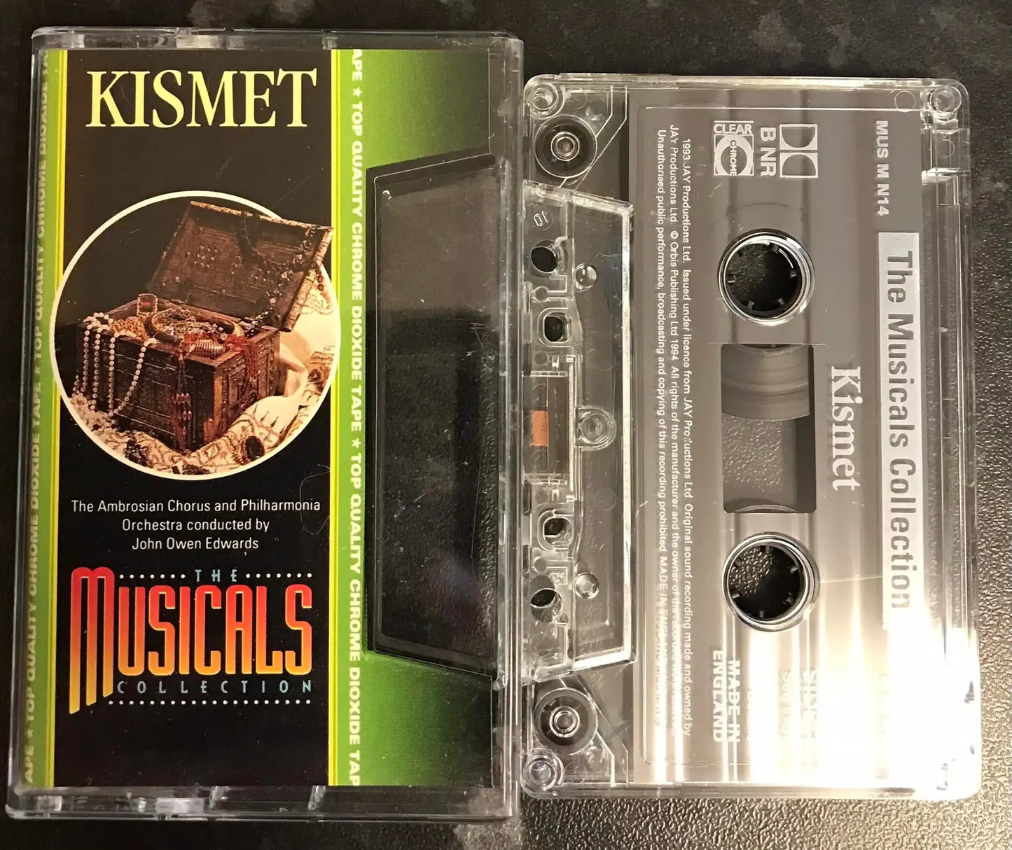 The Musicals Collection, no 14, Kismet, MUS M N14, Vintage Cassette Magretro