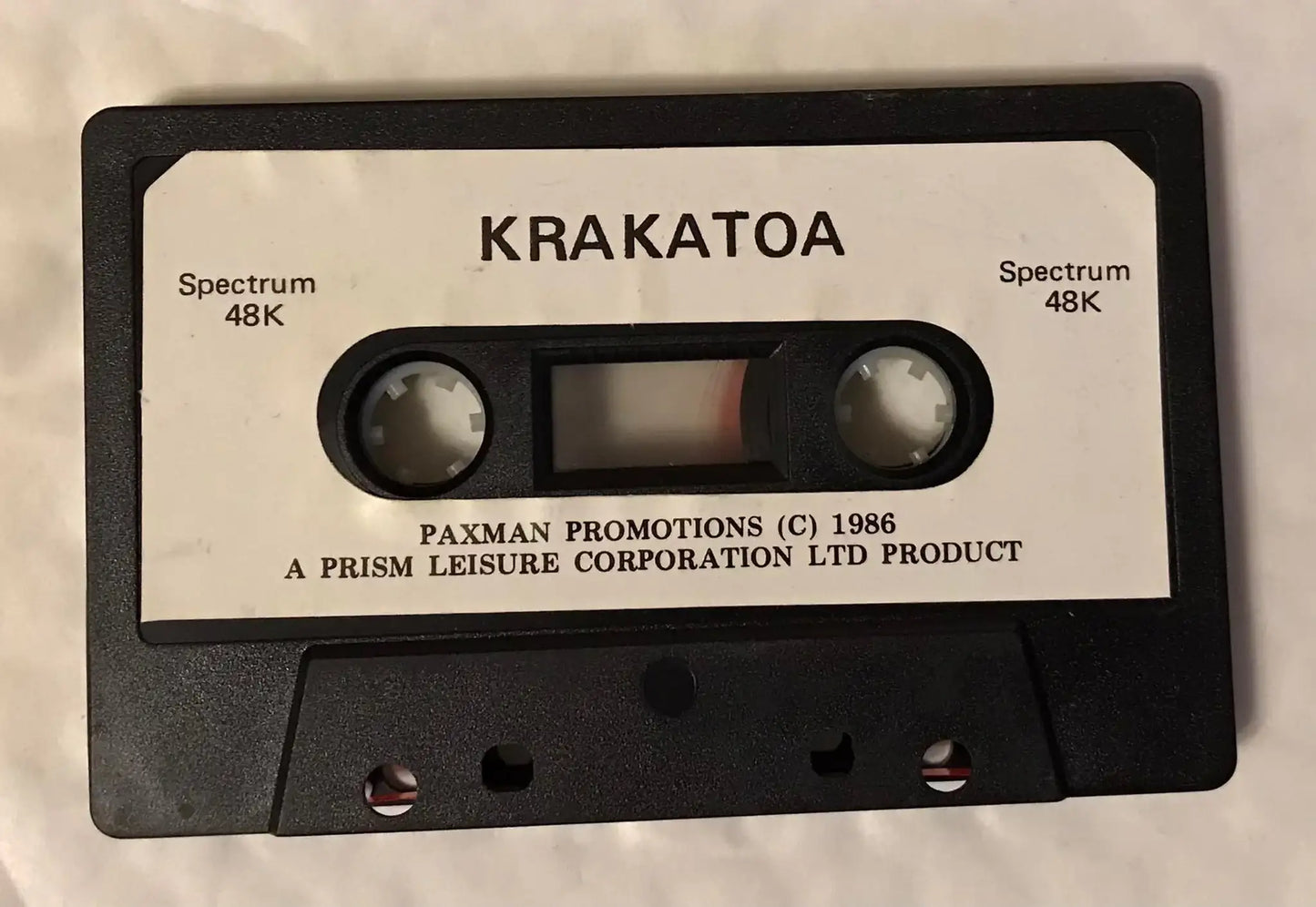 Krakatoa (Escape From), ZX Spectrum game by Paxman / Abbex, No Box Magretro