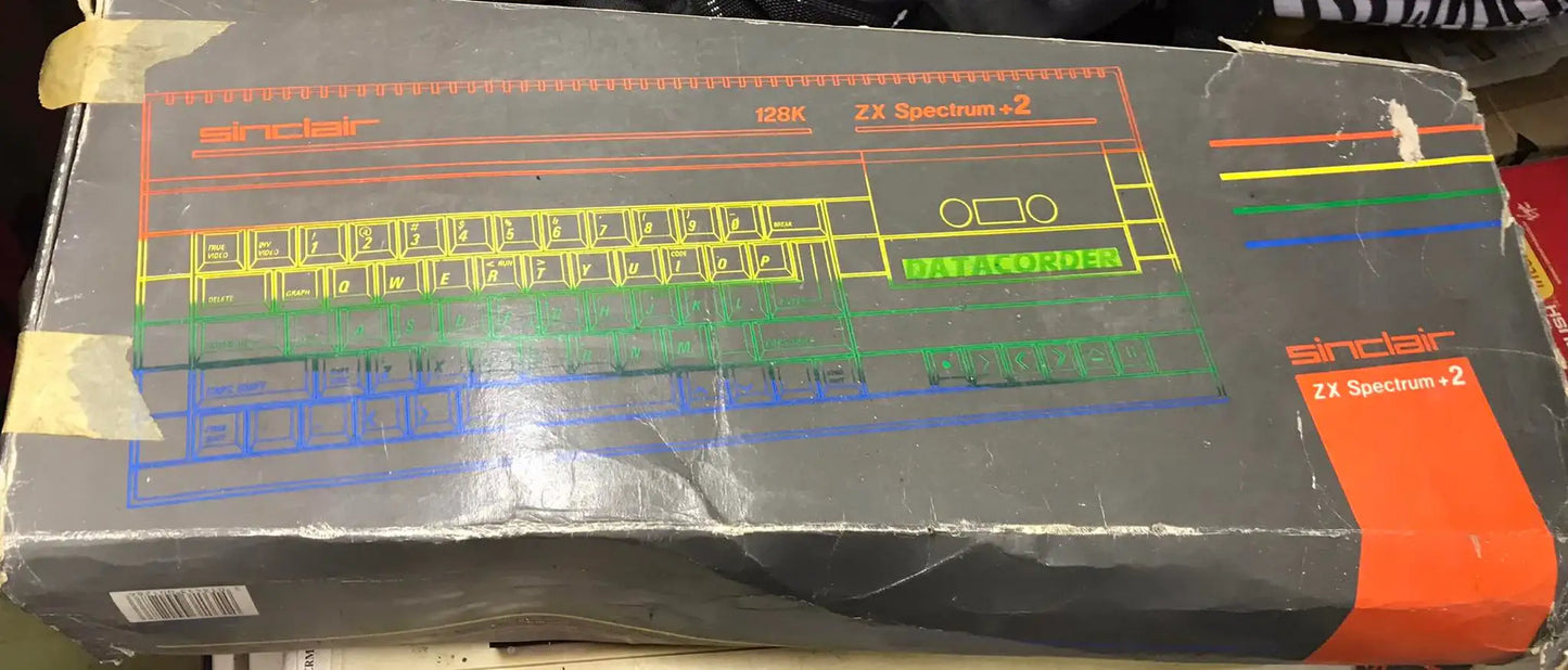 Vintage Sinclair ZX Spectrum Plus2+2 UK PAL BOXED Magretro