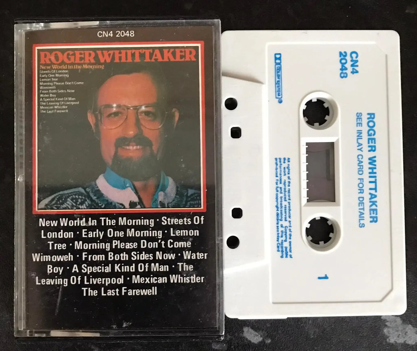 Roger Whittaker, New World in The Morning Album, CN4 2048 Magretro