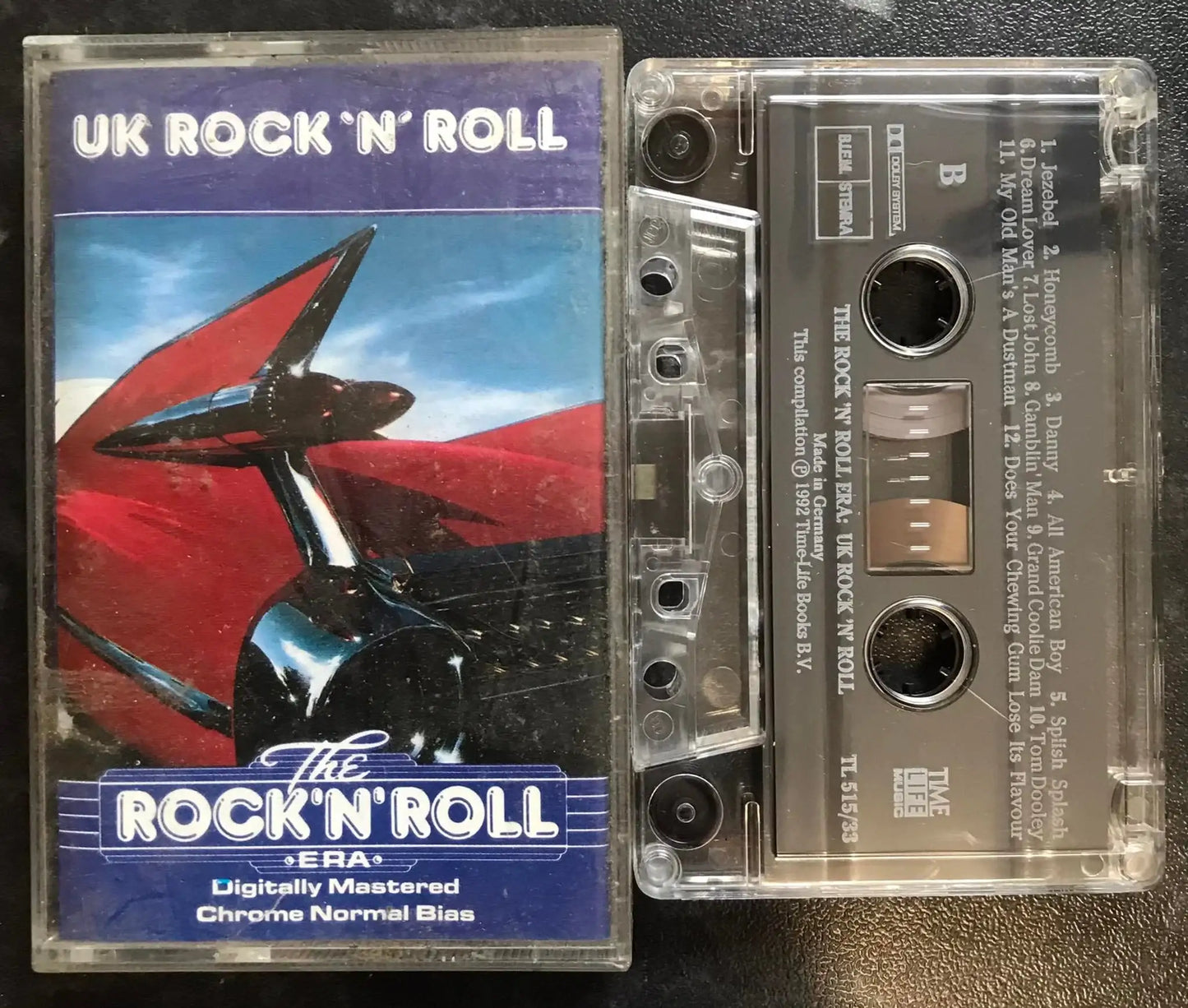 UK Rock 'n' Roll Era Album, Time Life Music, TL 515/33, Vintage Cassette Magretro