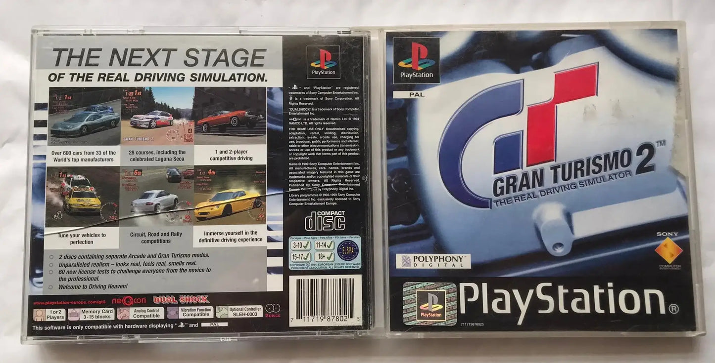 gran turismo 2, Playstation 1 Game Magretro