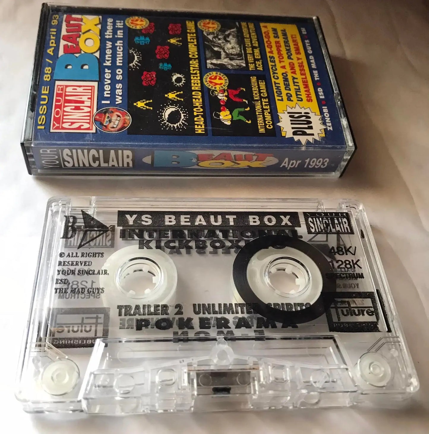 Your Sinclair, Magazine Tape -Beaut Box, April 1993 Magretro
