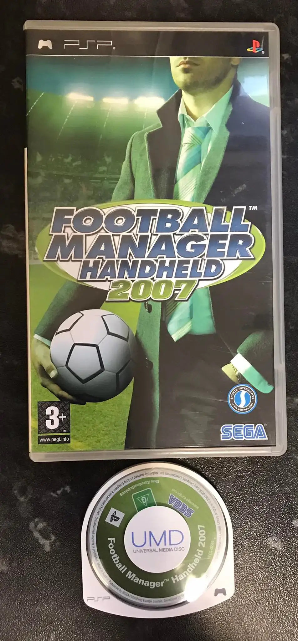 Football manager handheld 2007, PSP Game Boxed Magretro