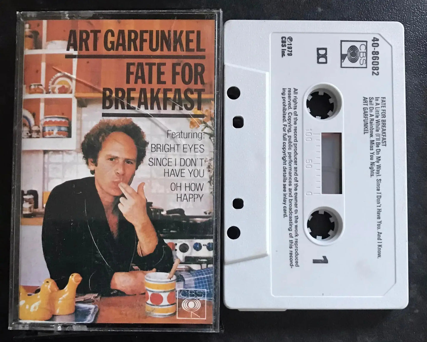 Art Garfunkel, Fate for Breakfast Album, CBS, 40-86082, Vintage Cassette Magretro