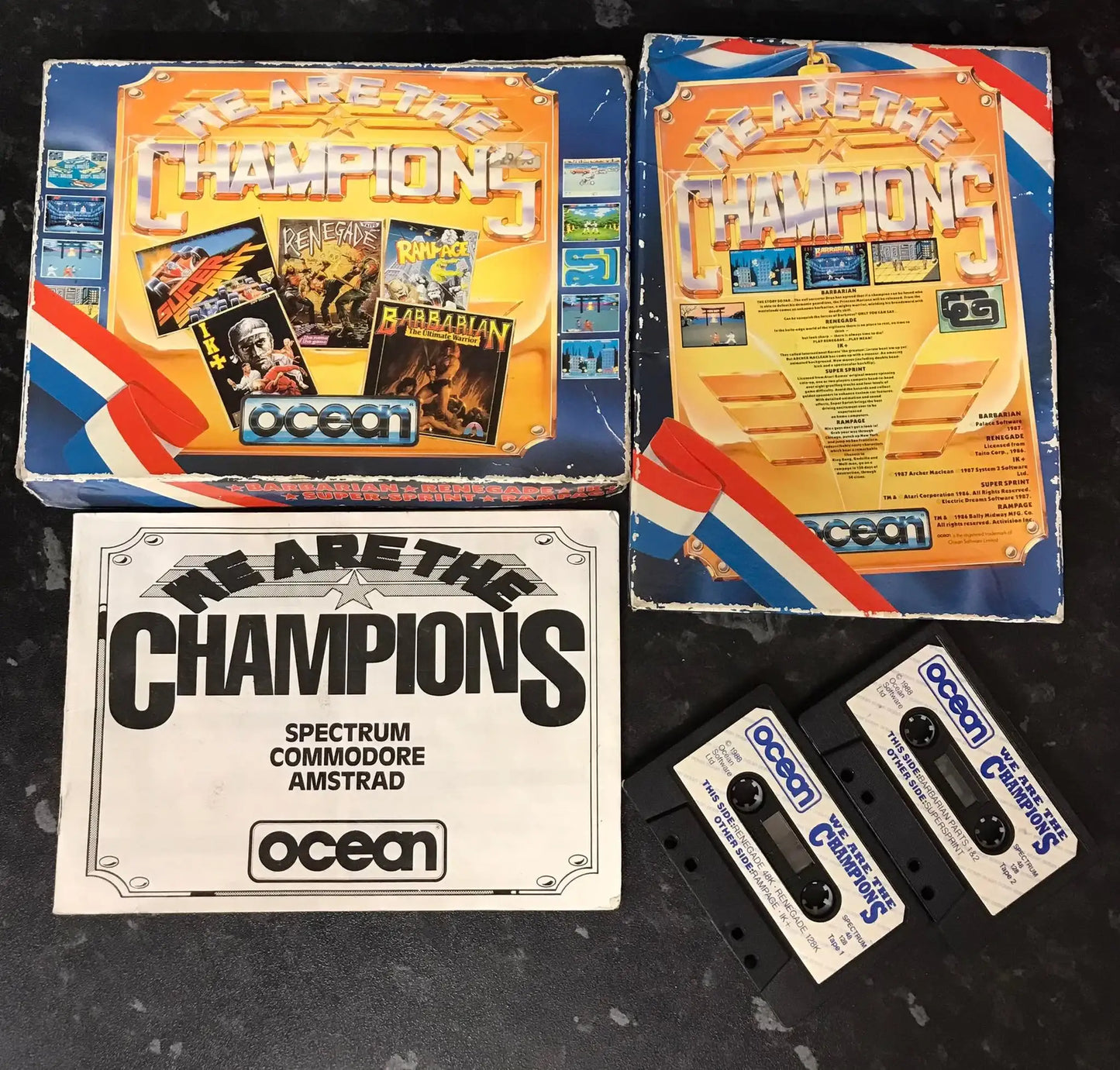 We Are The Champions Compilation, ZX Spectrum, by Ocean, WORKING Magretro