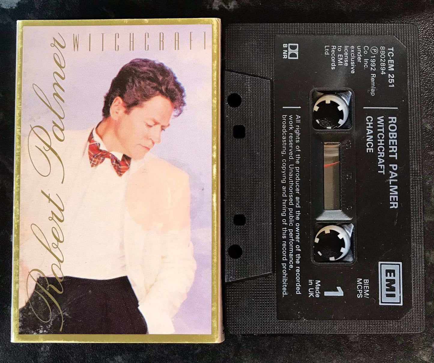 Robert Palmer, Witchcraft Single, tc-em 251, EMI, Vintage Cassette Magretro