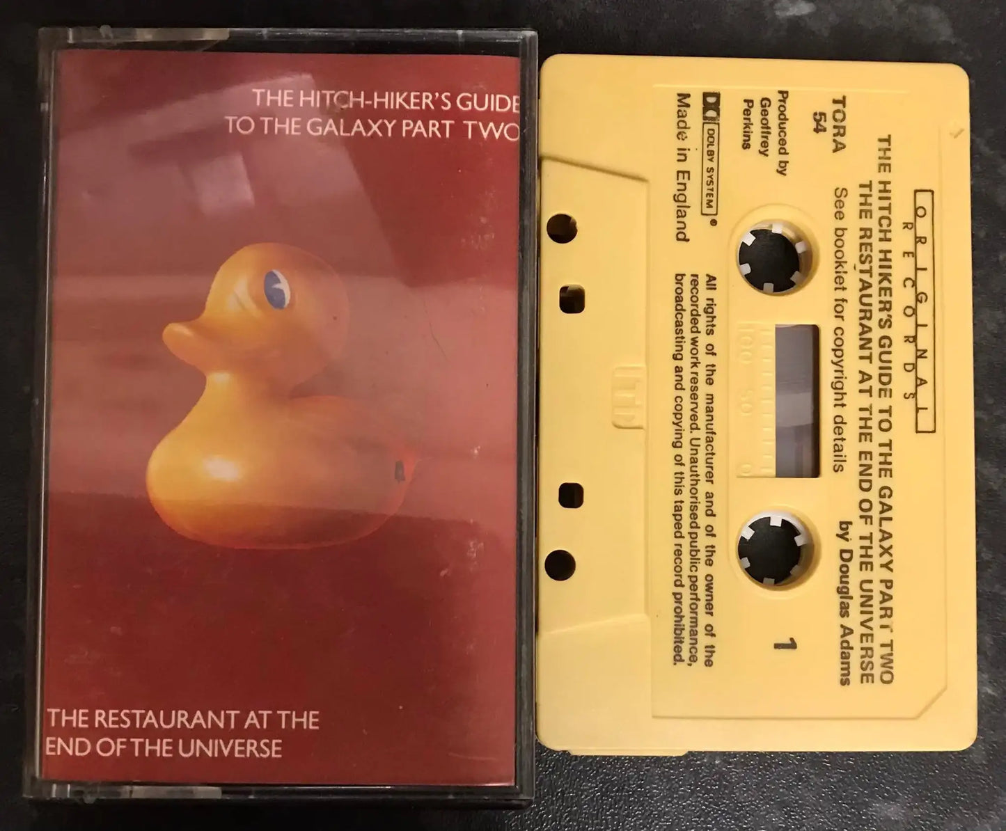 The Hitch Hikers Guide To The Galaxy Part 2, RARE, TORA 54, Vintage Cassette Magretro