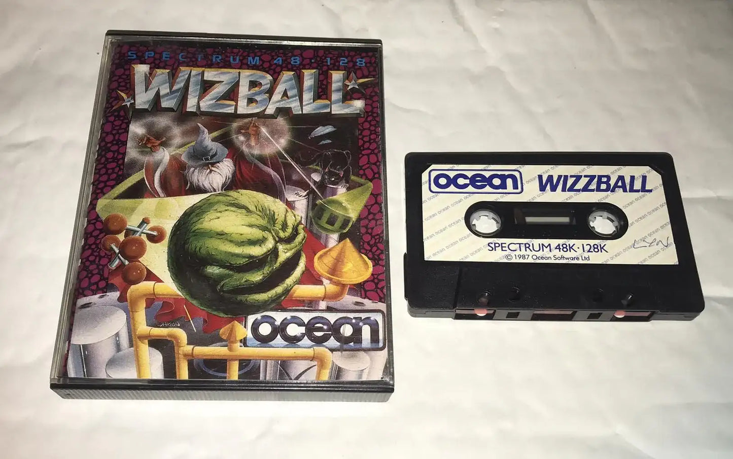 Wizball, ZX Spectrum by Ocean (RARE), Working Magretro