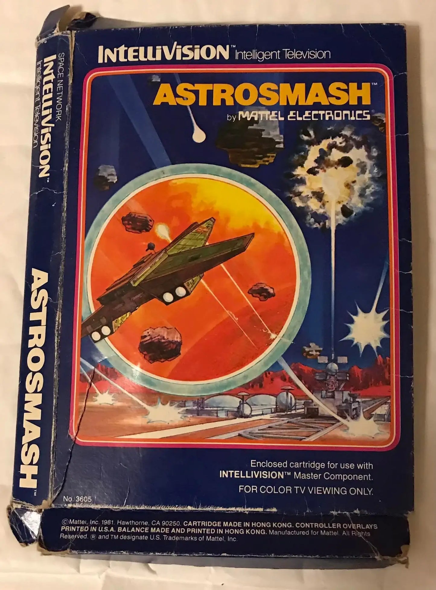 Intellivision game, astrosmash Magretro