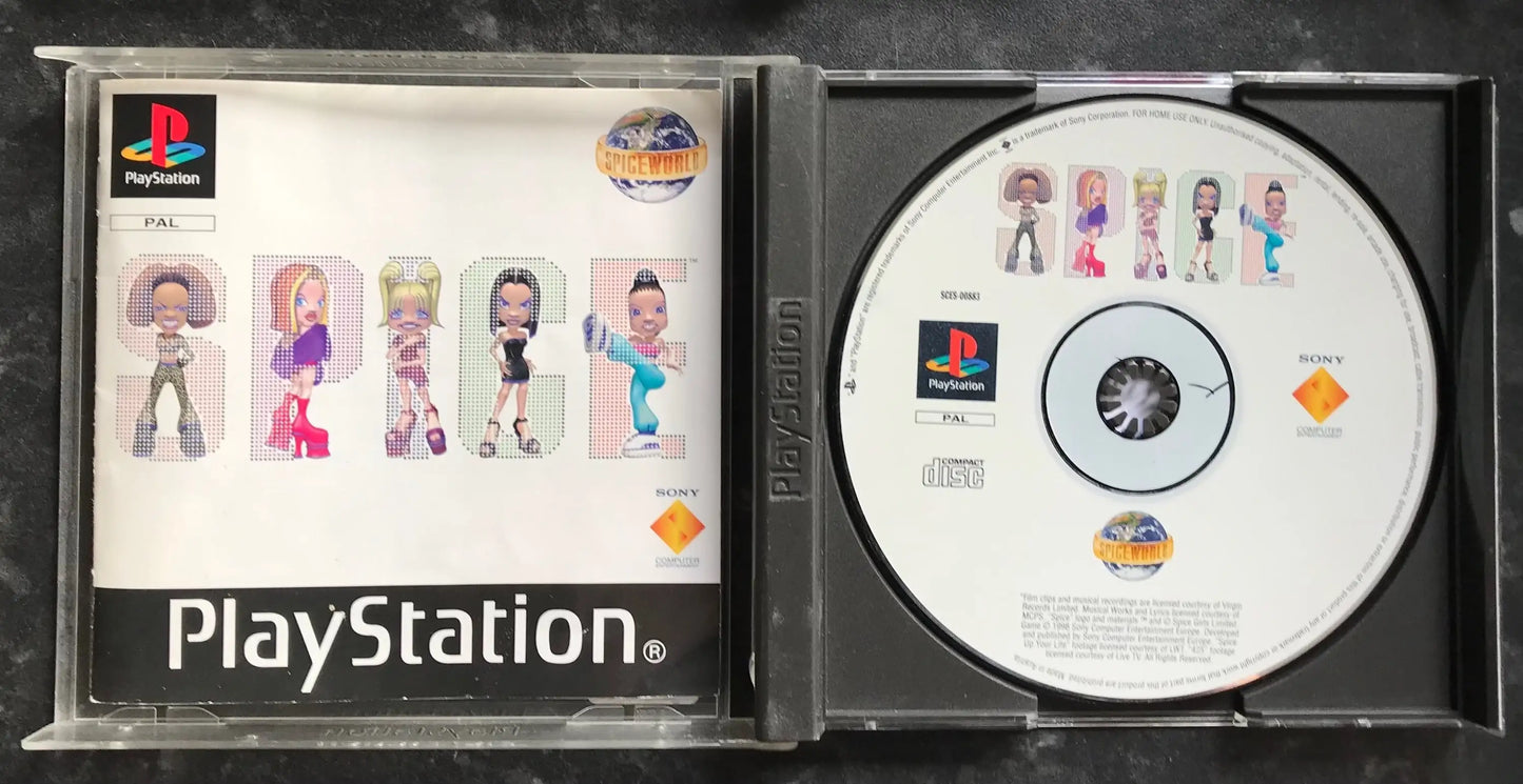 Spice World, PS1 Playstation One Game Boxed (PAL UK) Magretro