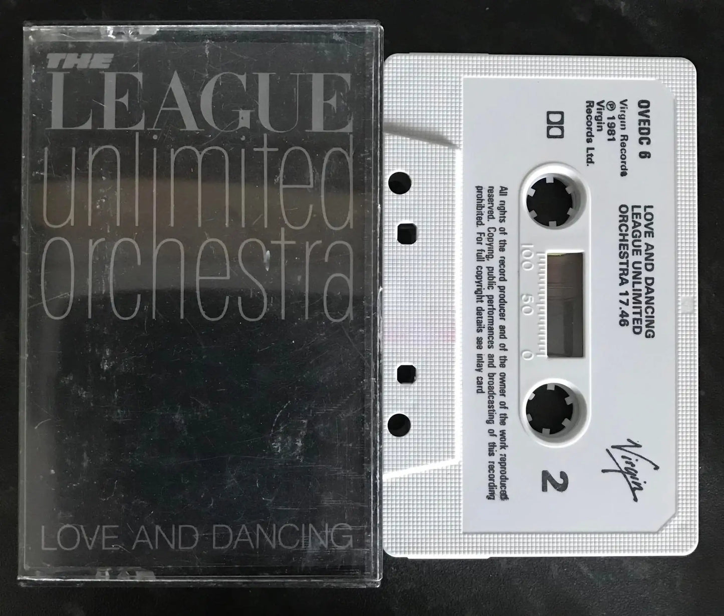 Love and Dancing Album, The League Unlimited Orchestra, Virgin,OVED C6 Magretro