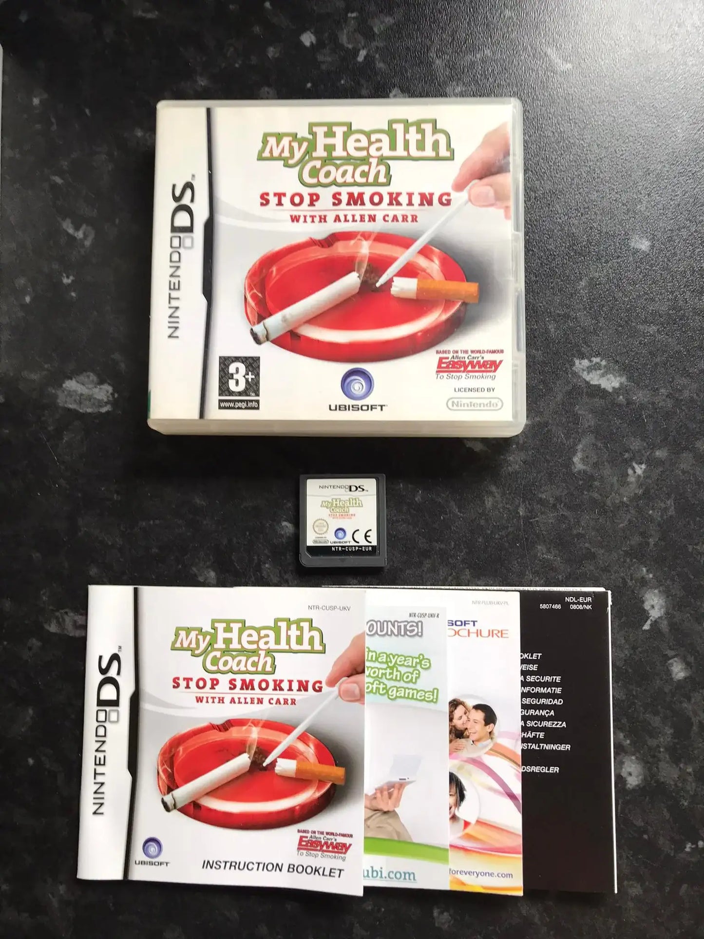 My health coach, stop smoking with Allen Carr, Nintendo DS Magretro