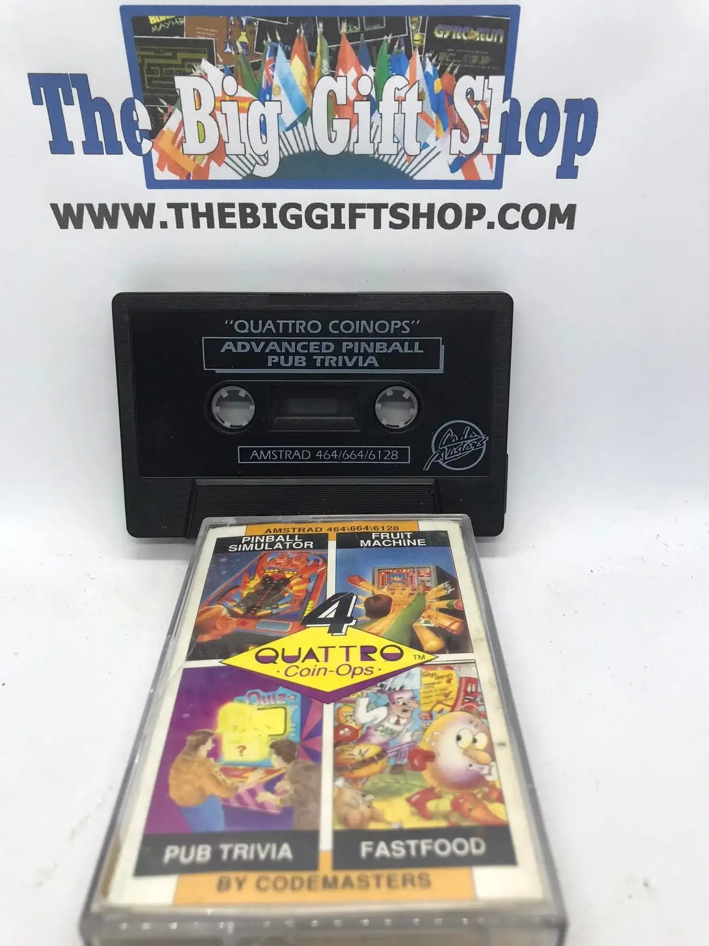 Quattro, 4 Coin Ops, CPC 464 / 664, Released by Codemasters (RARE) Magretro