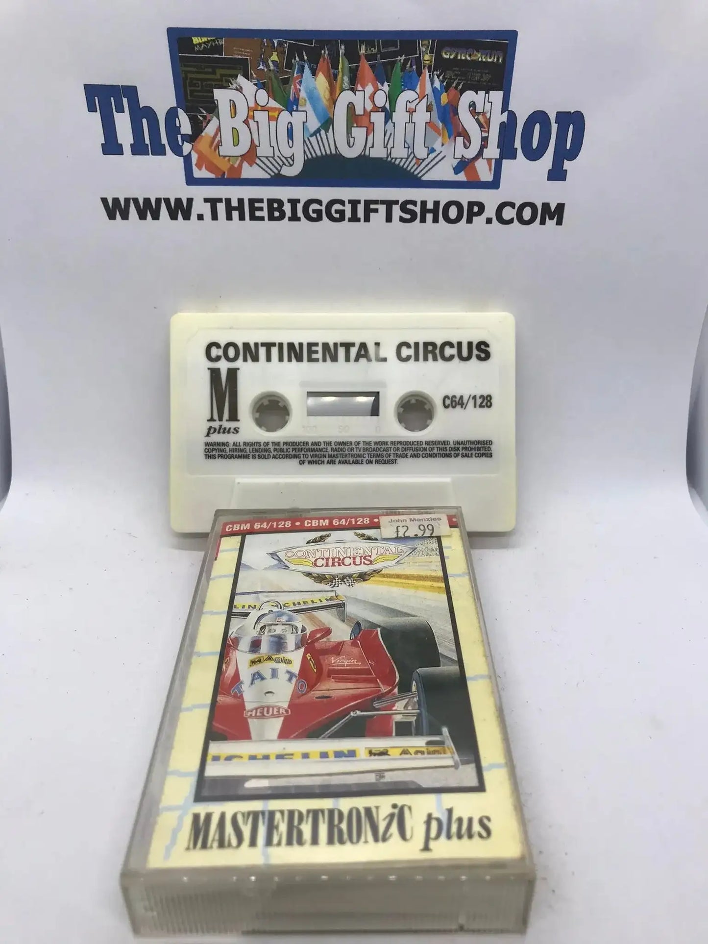 Continental Circus, C64 Game, Released by Mastertronic, WORKING Magretro