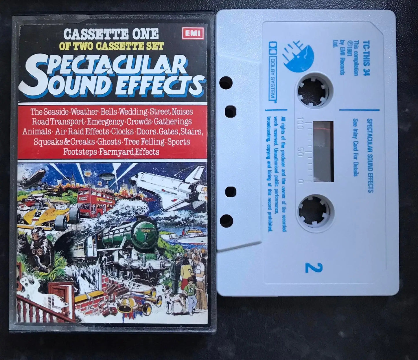 Spectacular Sound Effects, Cassette One, EMI Records Ltd, TC-THIS 34 Magretro