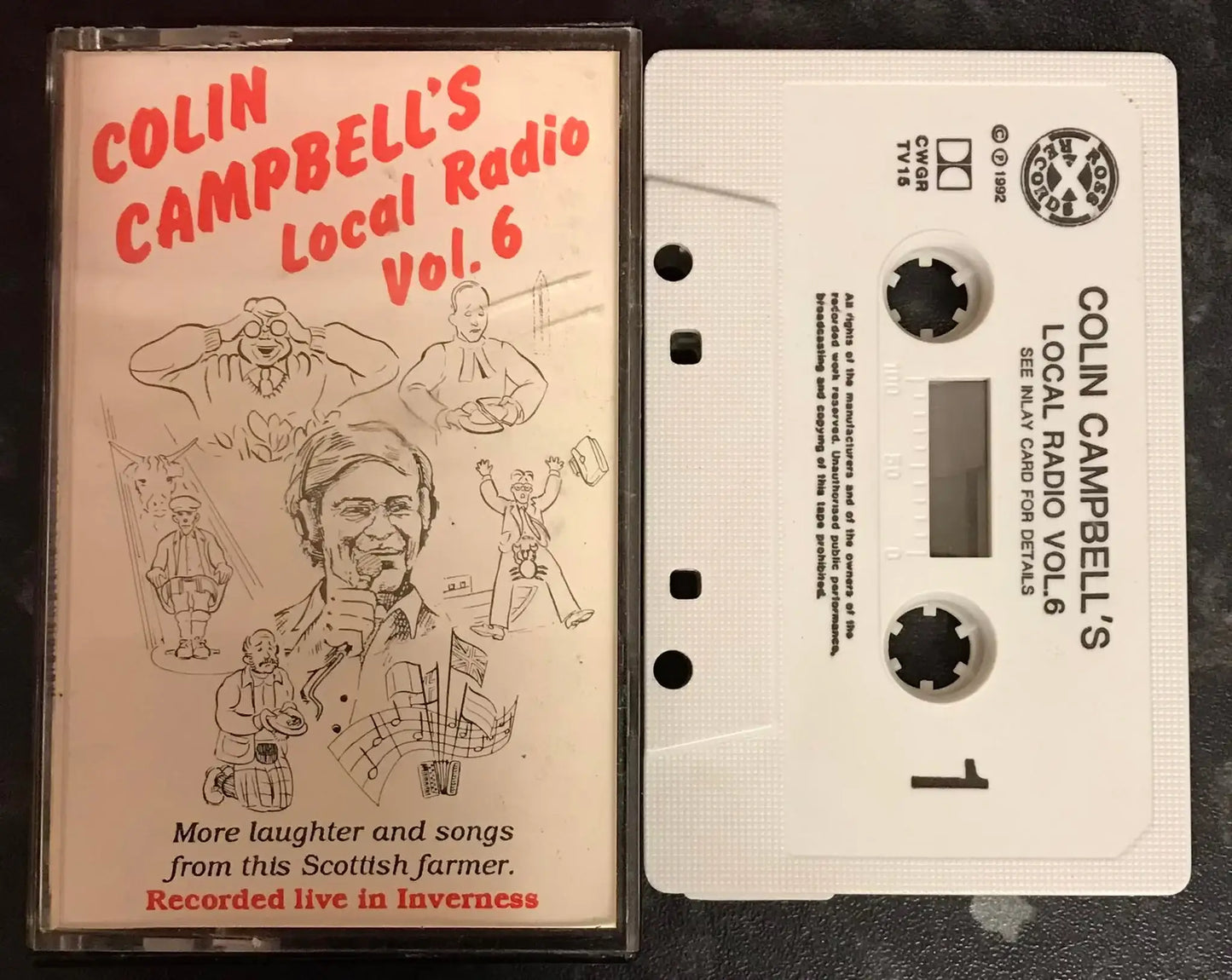 Colin Campbell's Local Radio Vol 6, CWGR TV15, Vintage Cassette Magretro