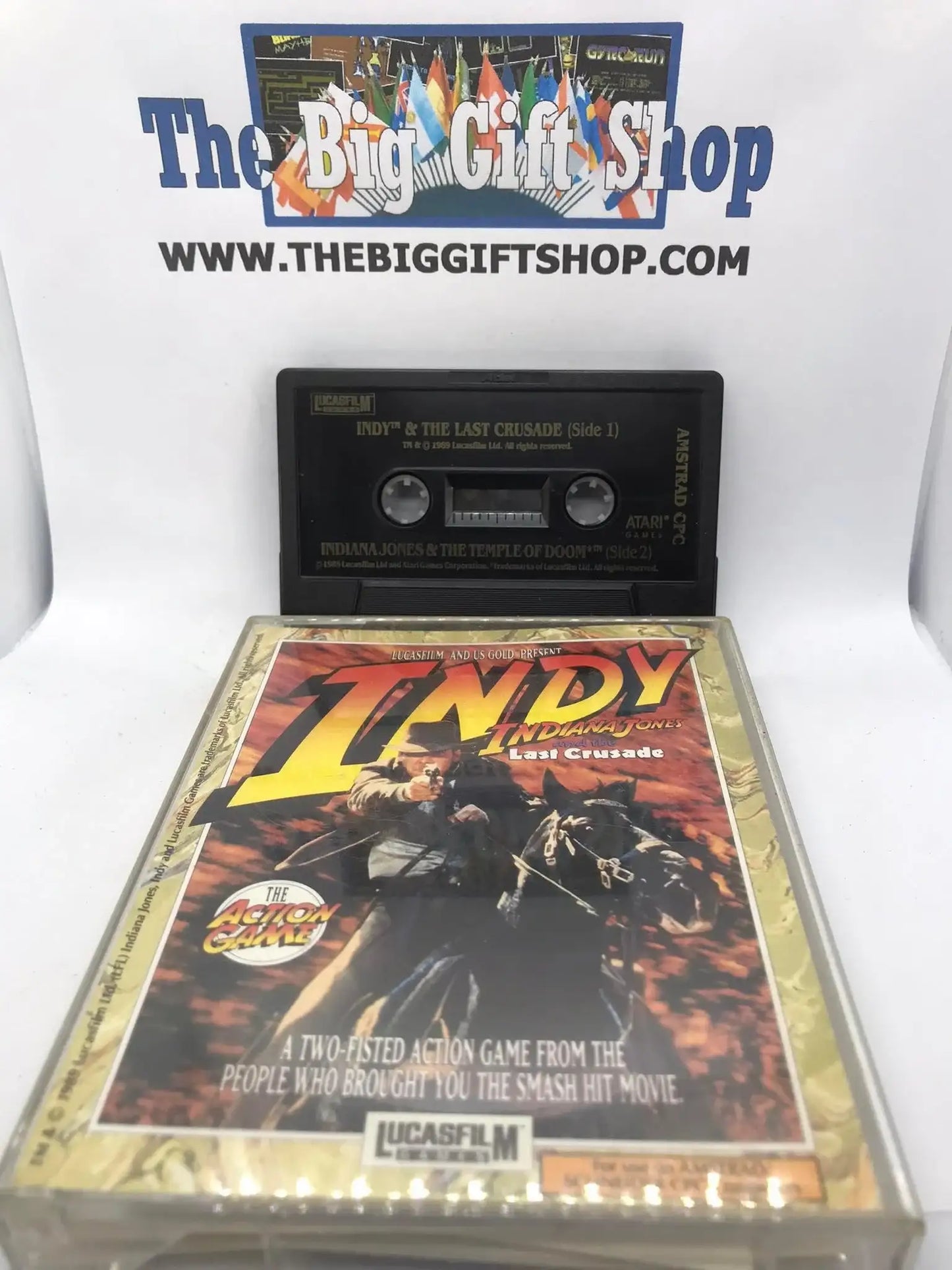 Indiana Jones And The Last Crusade, CPC 464 / 664 Released by US Gold Magretro