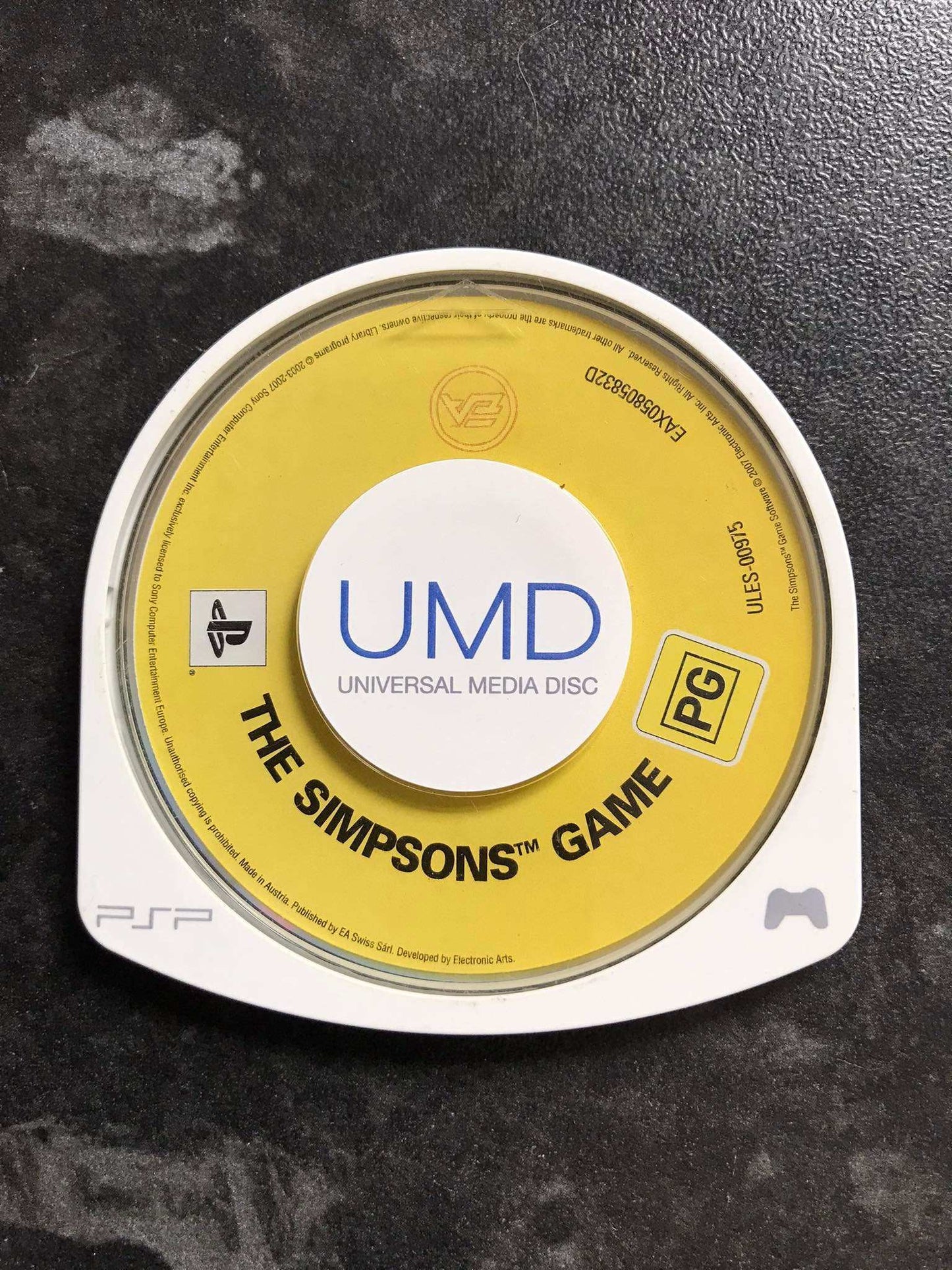 the simpsons game, PSP game, No Box or Instructions Magretro