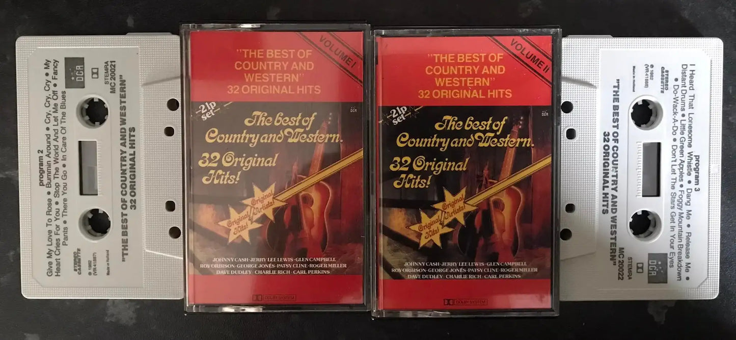 The Best of Country and Western, 32 Original Hits Double Album, MC 20021 Magretro