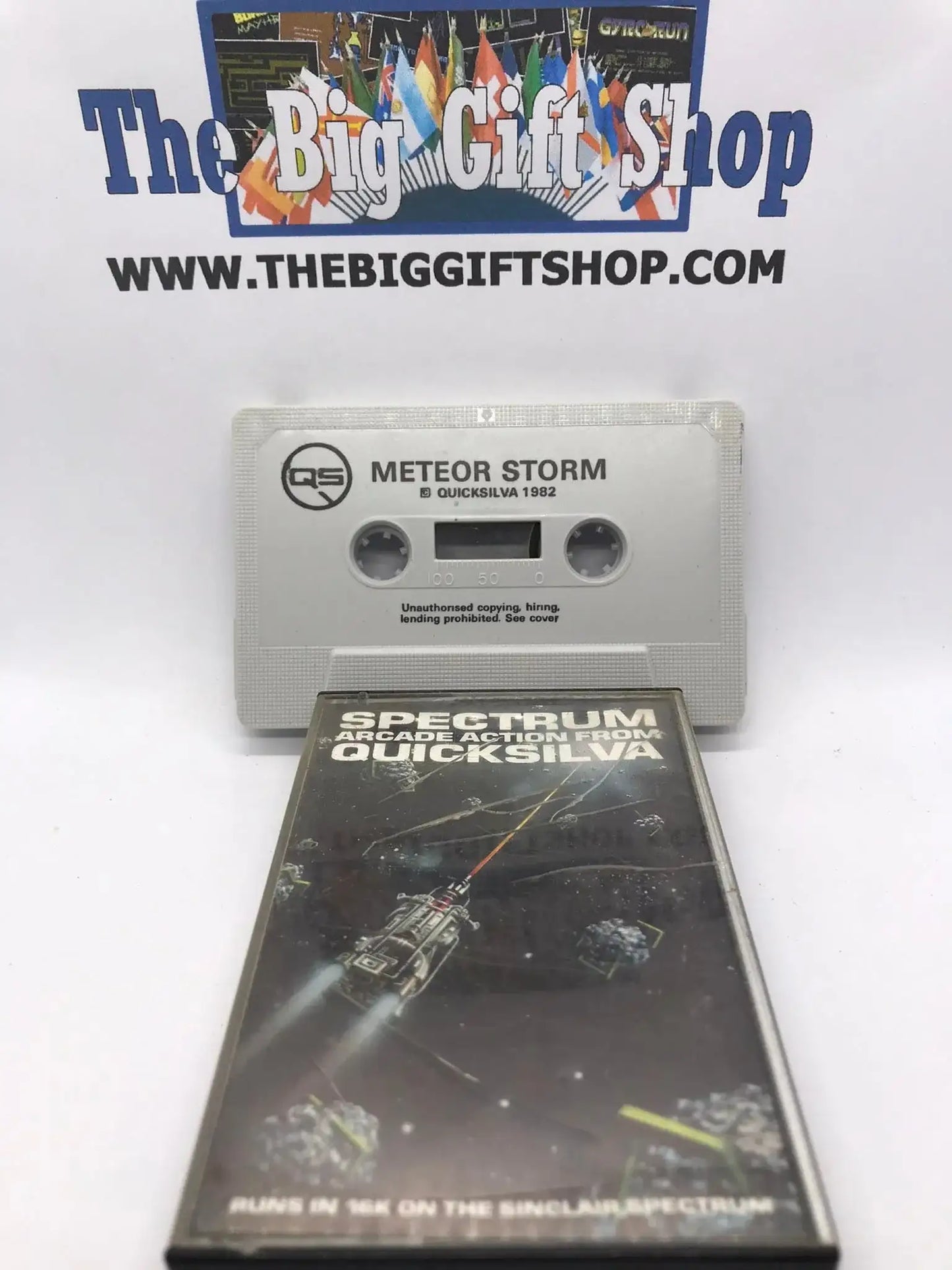 Meteor Storm , ZX Spectrum, Released by Quicksilva Ltd Magretro