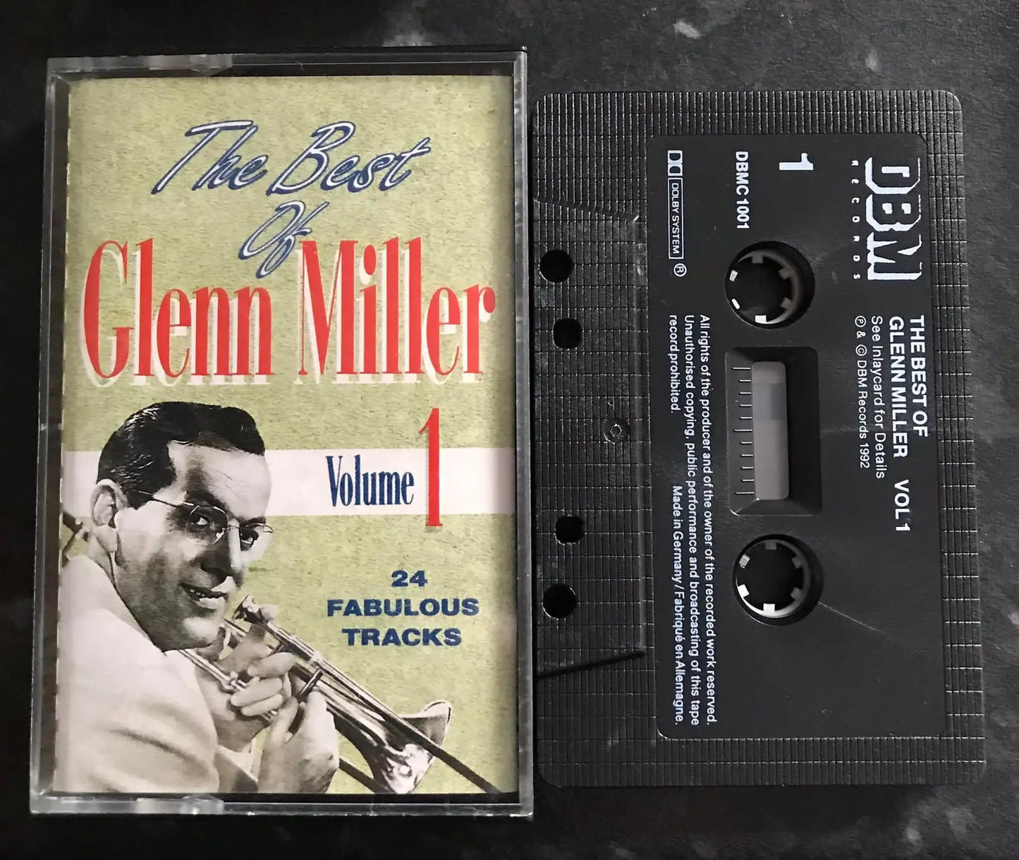 The Best of Glenn Miller Volume 1 Album, DBMC 1001, Vintage Cassette Magretro