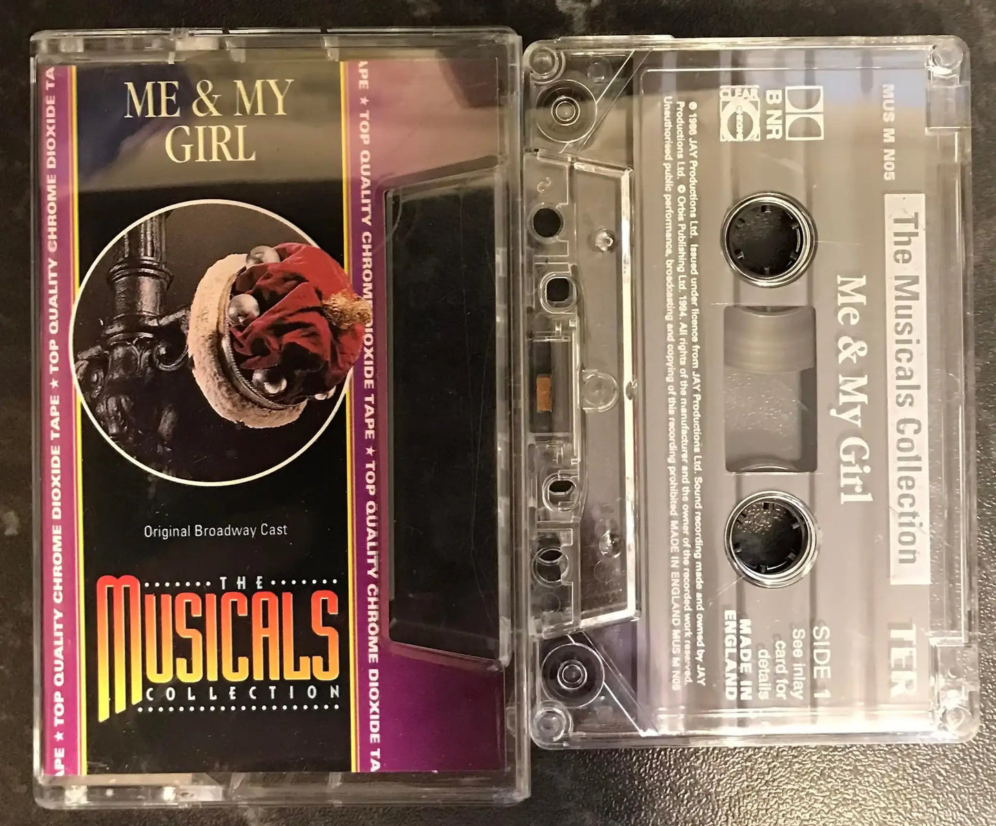 The Musicals Collection, no 5, Me & My Girl, MUS M NO5, Vintage Cassette Magretro