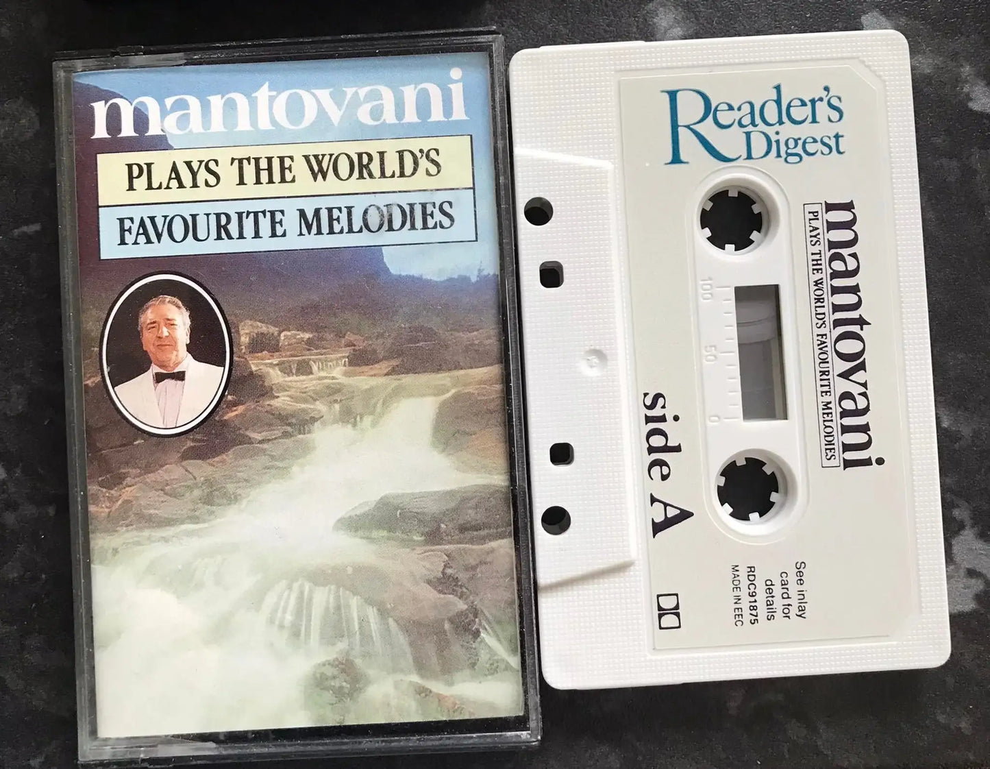 Mantovani plays the worlds favourite melodies Album, rdc 91875, Vintage Cassette Magretro