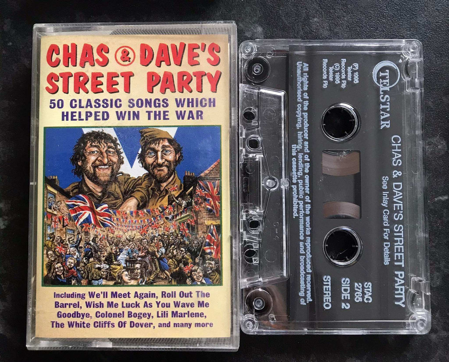 Chas & Dave's Street Party Album, Telstar, STAC2765, Vintage Cassette Magretro