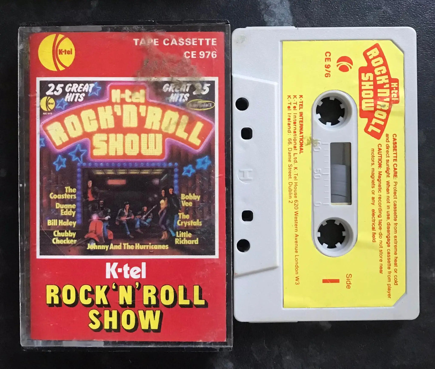 K-Tel Rock 'n' Roll Show Album, CE 976, Vintage Cassette Magretro