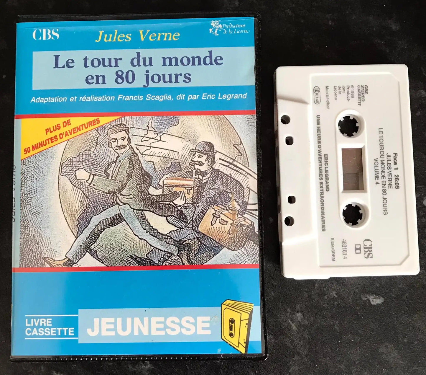 Jules Verne, En Francais, Le Tour Du Monde En 80 Jours, VOL 4, 453163 4 Magretro