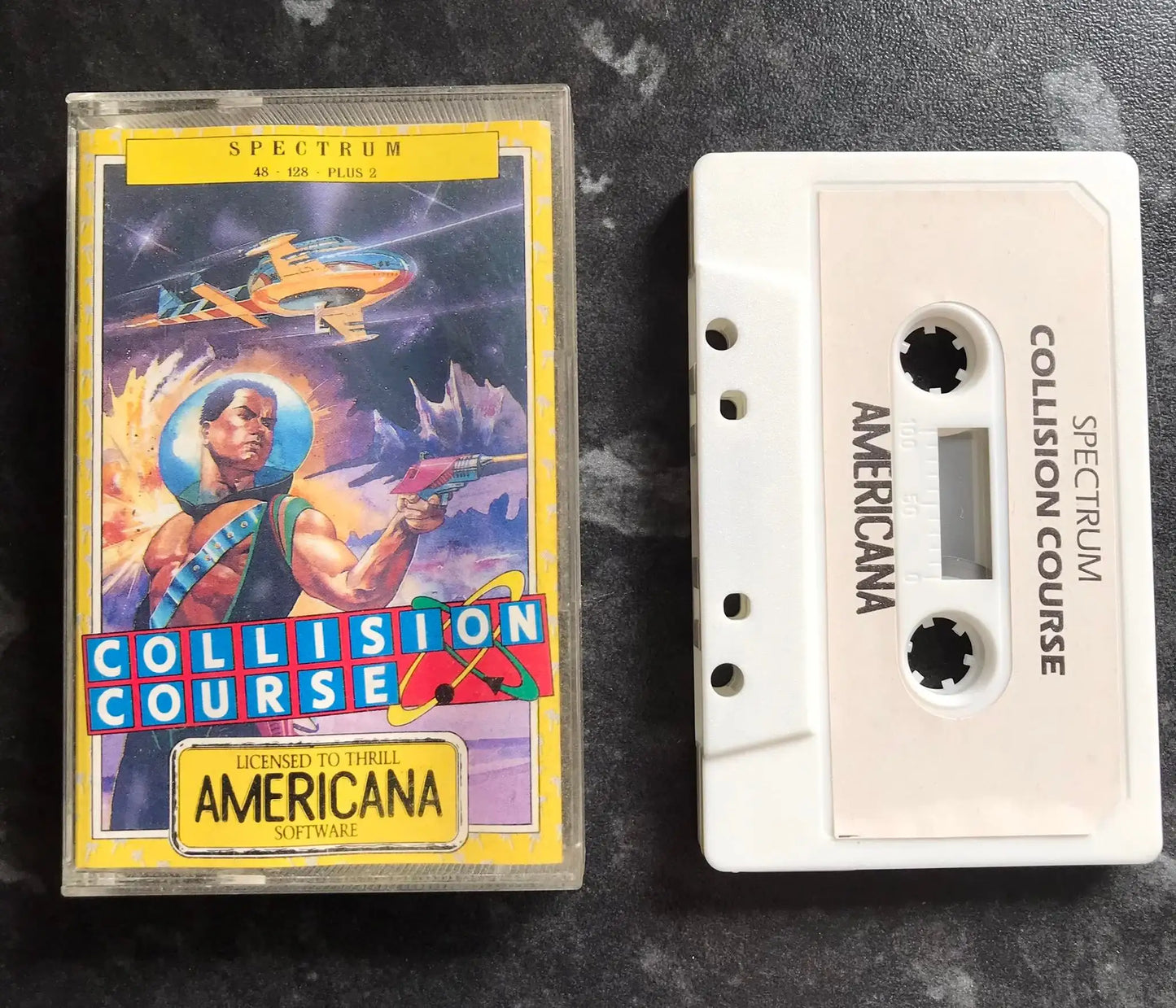 Collision Course (Working), ZX Spectrum, by Americana Magretro