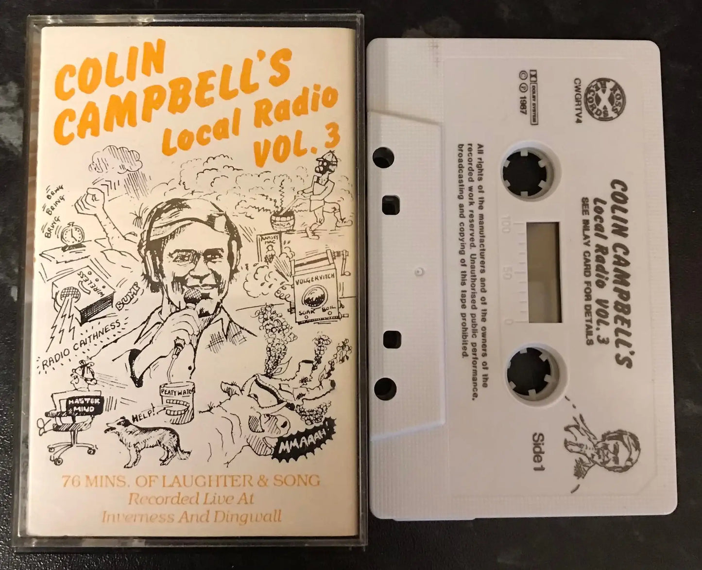 Colin Campbell's Local Radio Vol 3, CWGR TV 4, Vintage Cassette Magretro