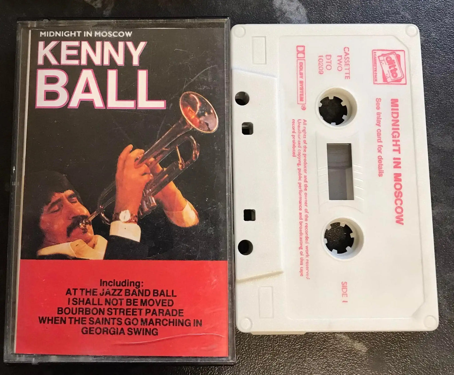 Kenny Ball, Midnight in Moscow, Vintage Double Cassette, Ditto, DTO 10209 Magretro