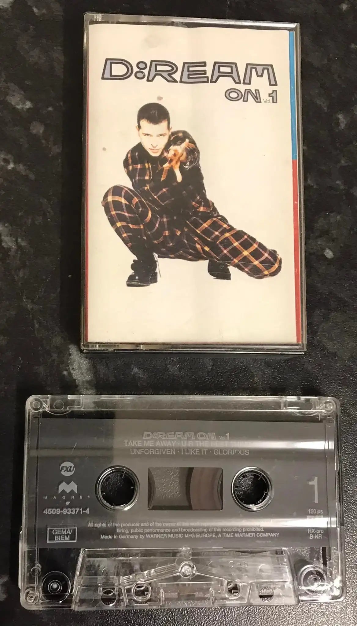 D:REAM ON.1 Album, FXU Label, 4509-93371-4, Vintage Cassette Magretro
