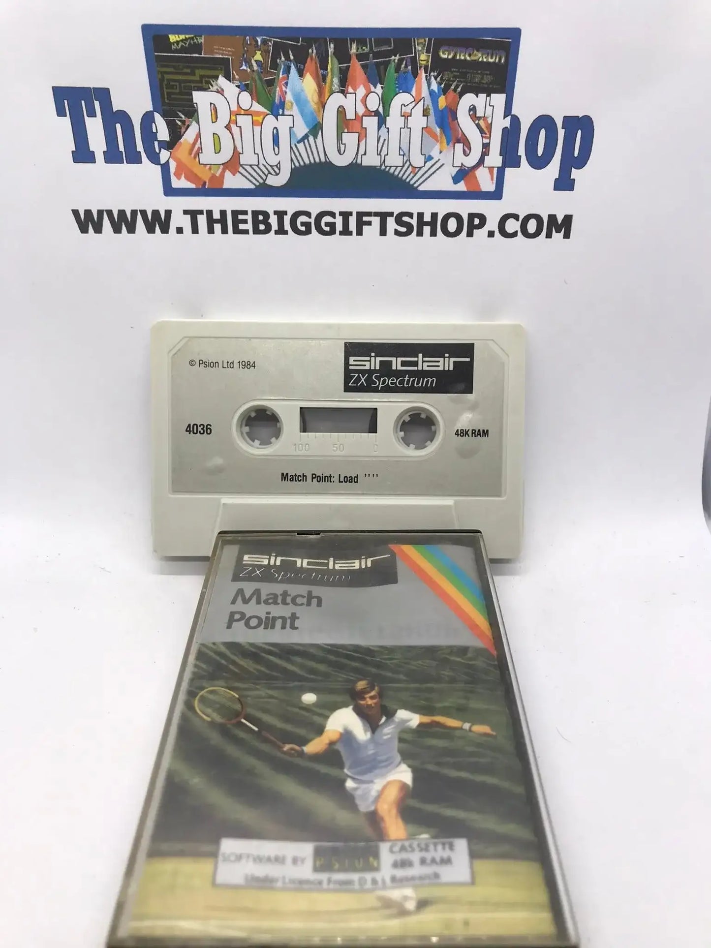 Match Point, ZX Spectrum, Sinclair Psion label, Released by Sinclair , Working Magretro