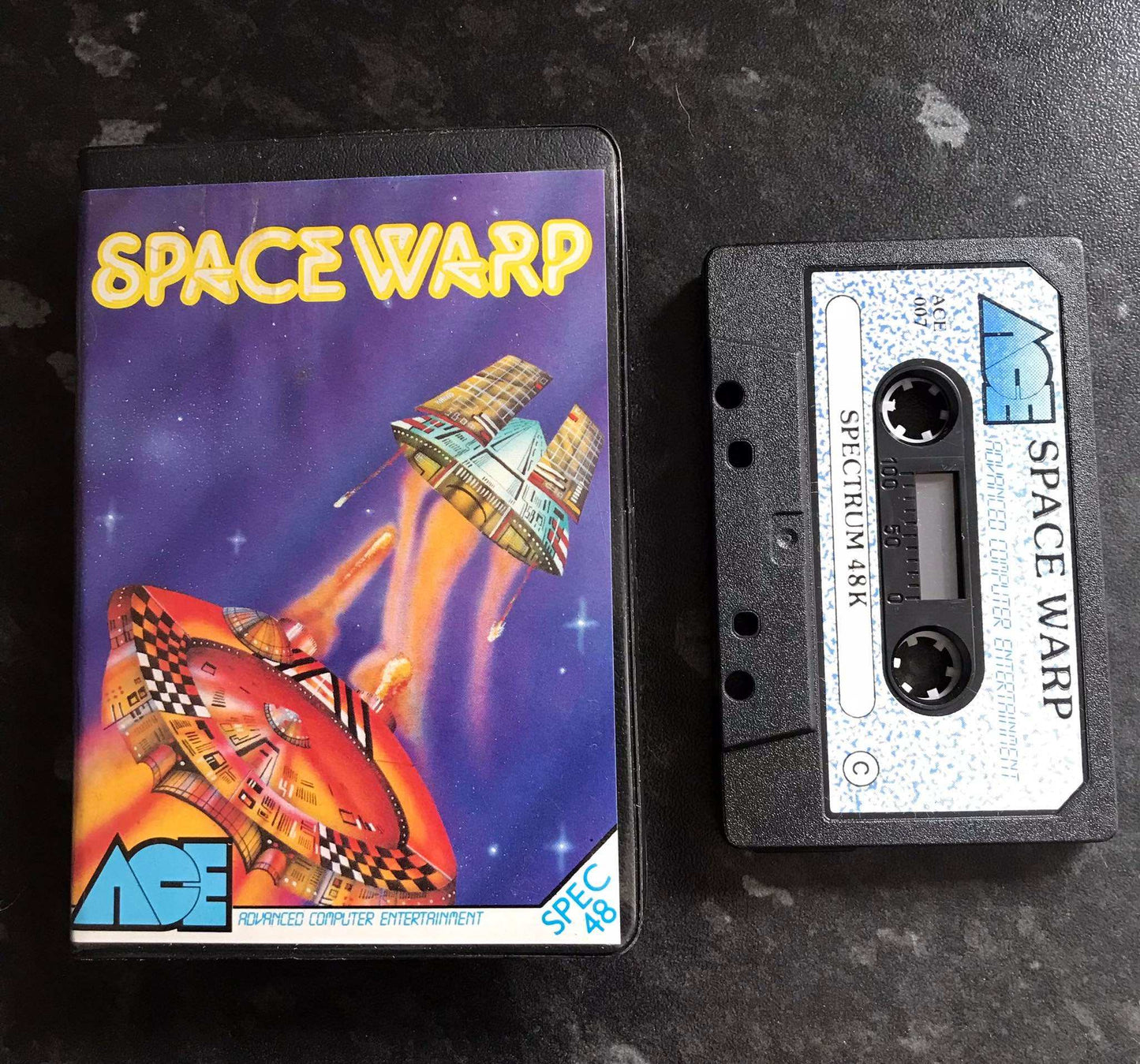 Space Warp (Working), ZX Spectrum, by ACE Magretro