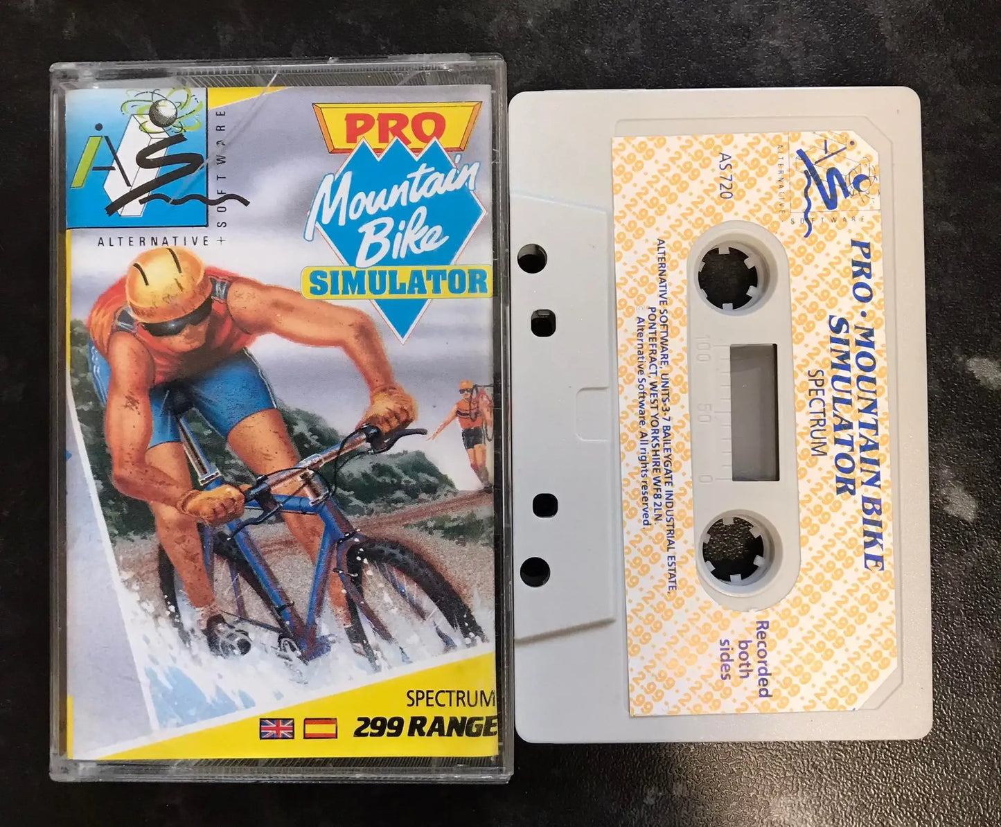Pro Mountain Bike Simulator, ZX Spectrum Game, by Alternative Software Magretro